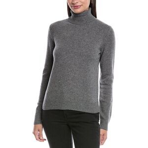 Theory Womens Cashmere Turtleneck Sweater, Grey